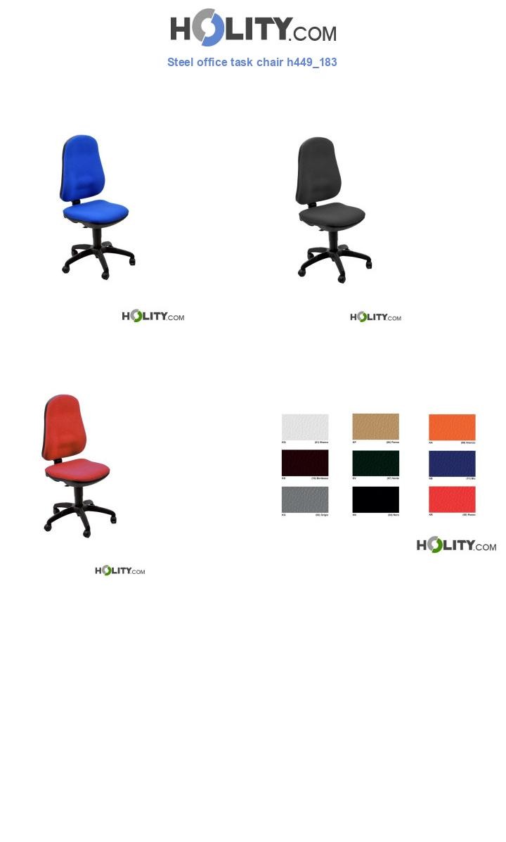 Steel office task chair h449_183
