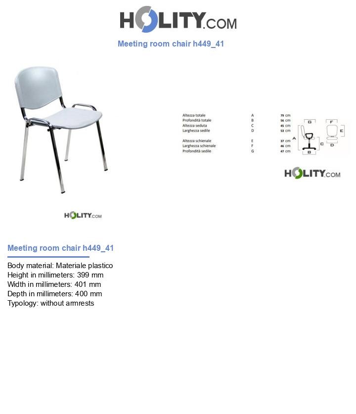 Meeting room chair h449_41