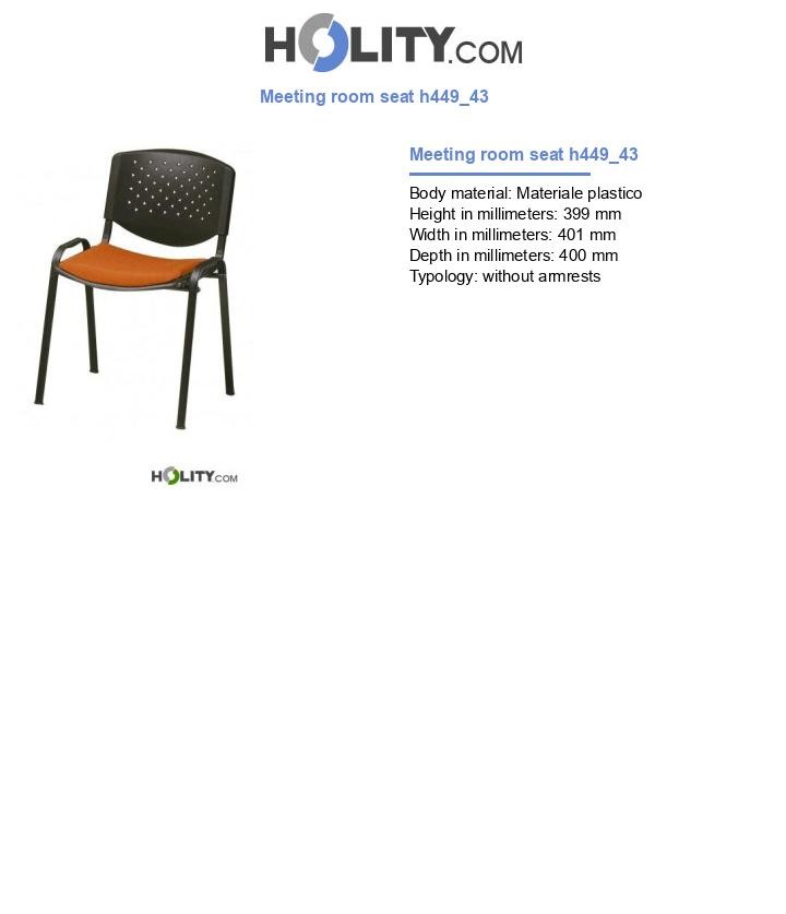Meeting room seat h449_43