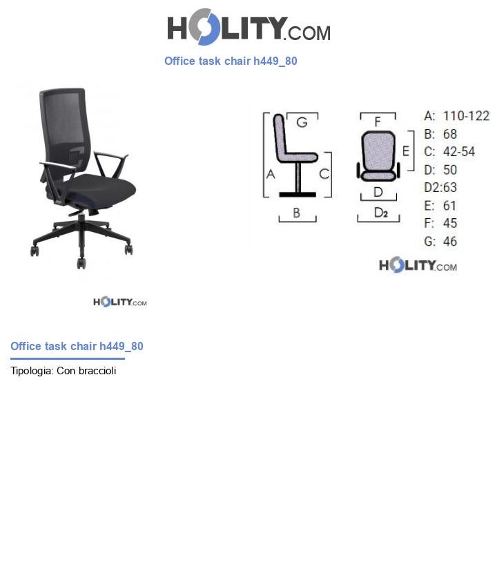 Office task chair h449_80