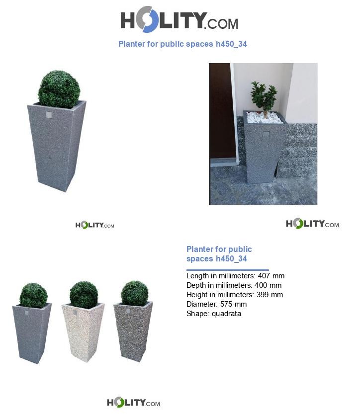 Planter for public spaces h450_34