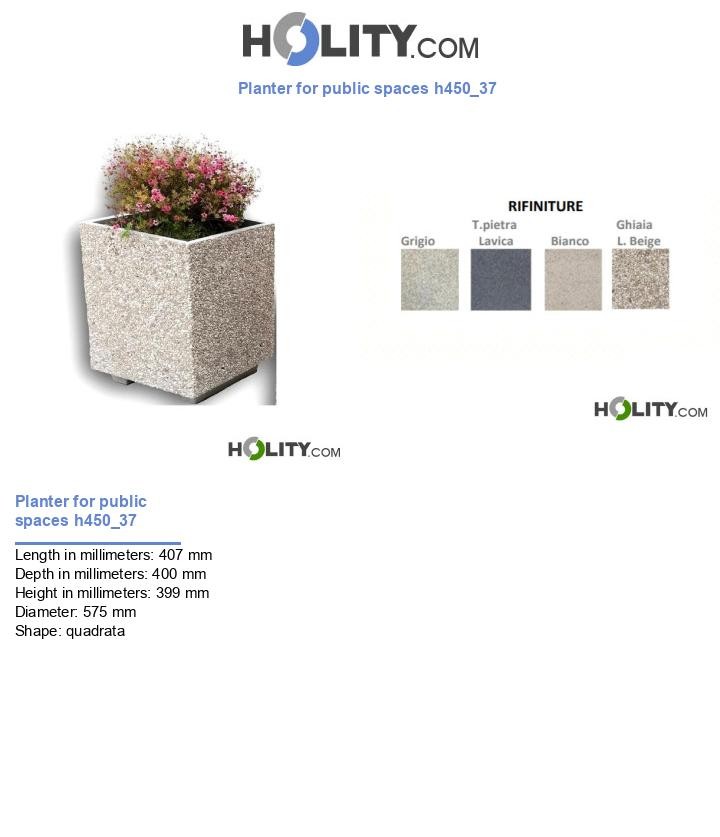 Planter for public spaces h450_37