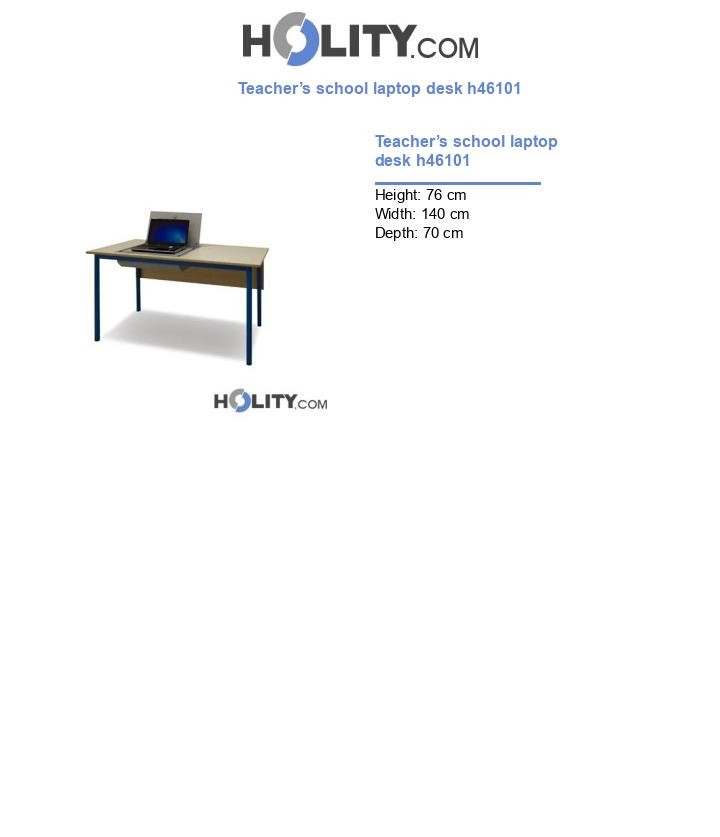 Teacher’s school laptop desk h46101