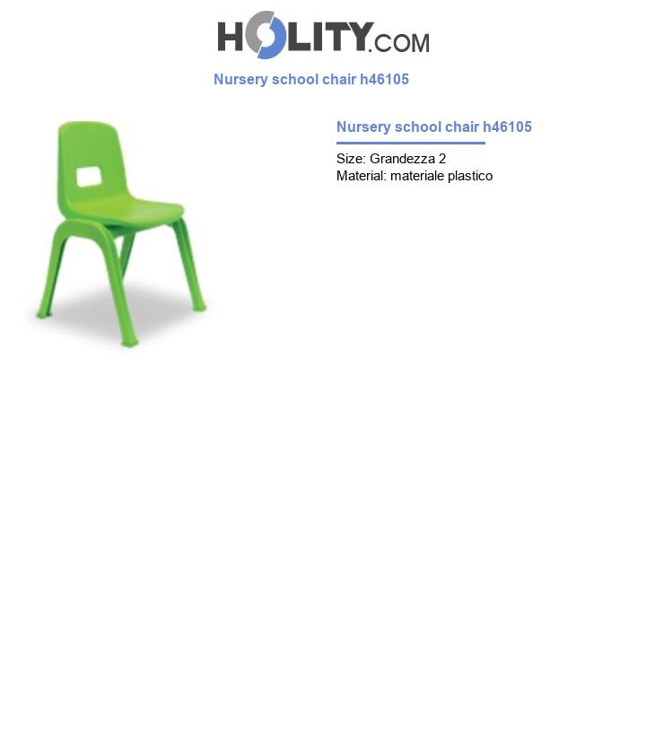 Nursery school chair h46105