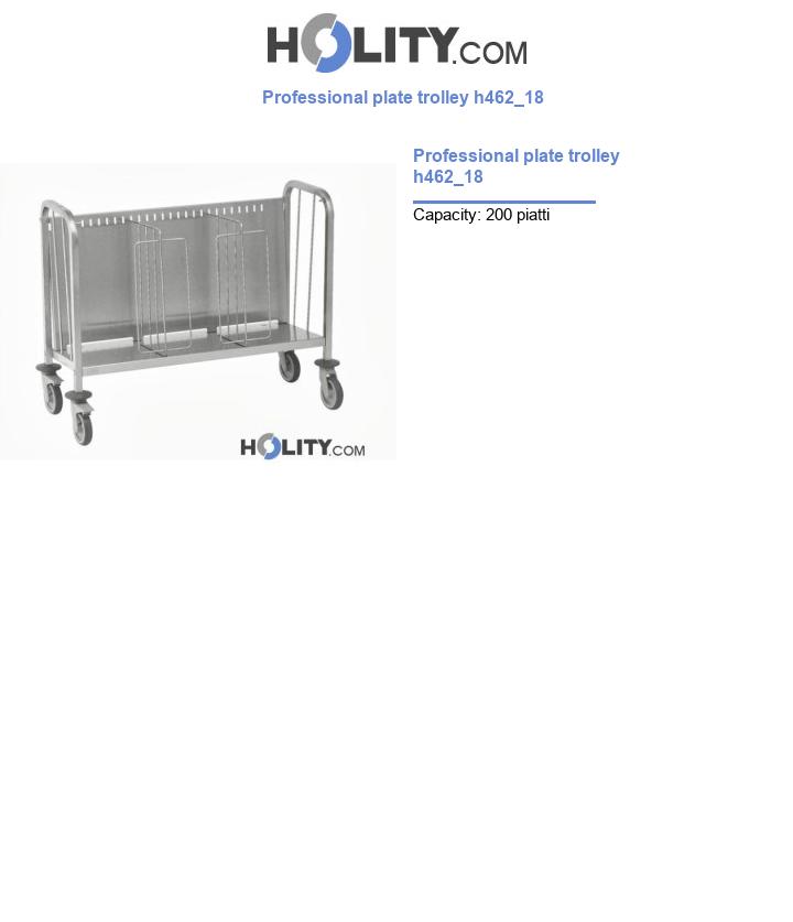 Professional plate trolley h462_18