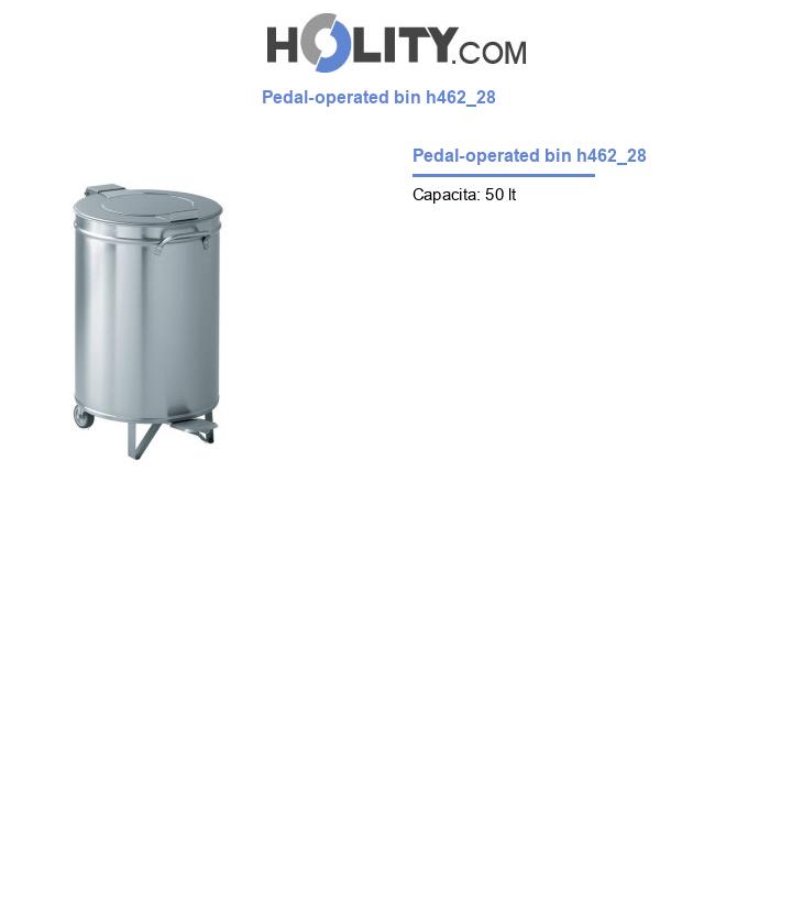 Pedal-operated bin h462_28