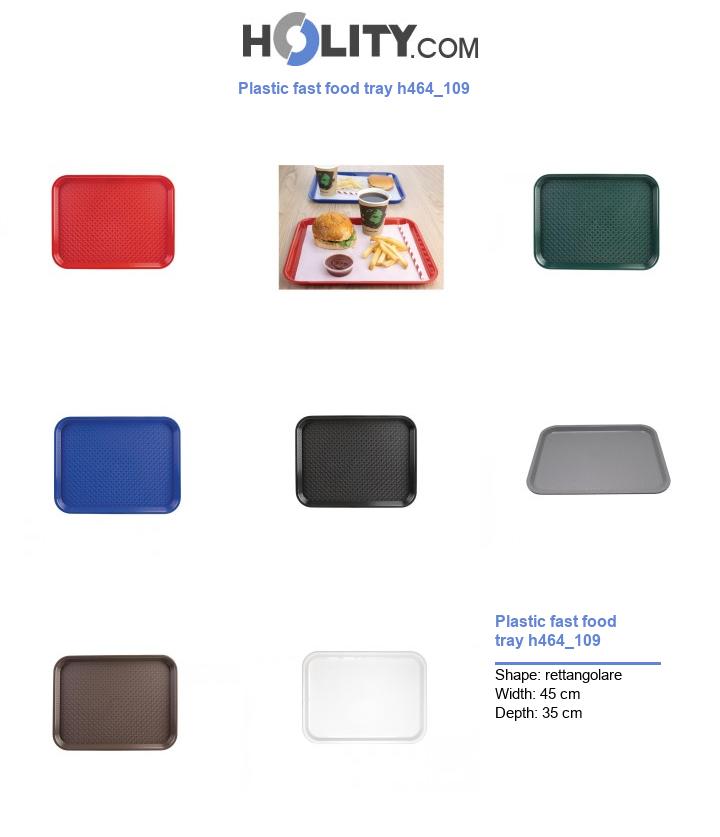 Plastic fast food tray h464_109