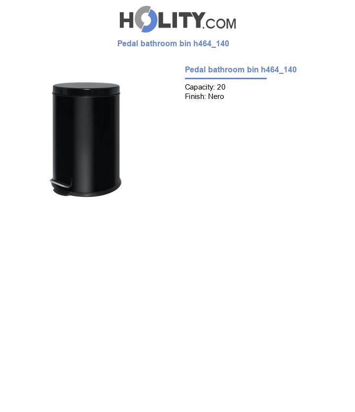 Pedal bathroom bin h464_140