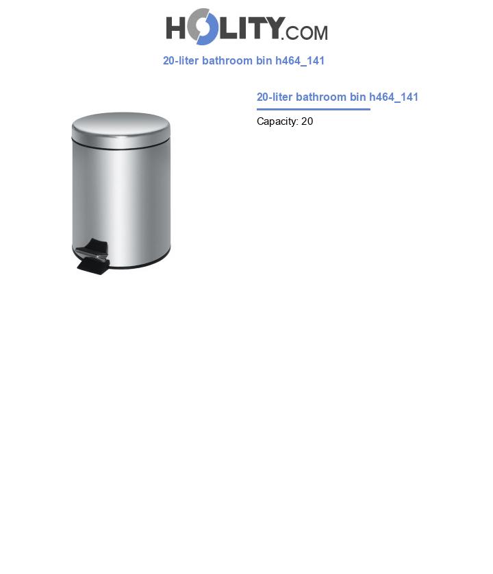 20-liter bathroom bin h464_141