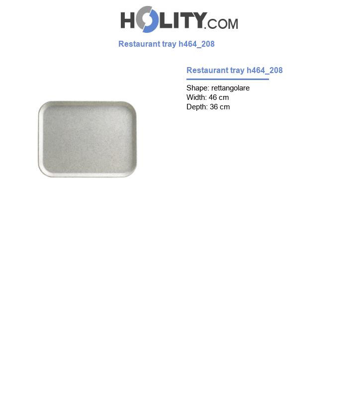 Restaurant tray h464_208