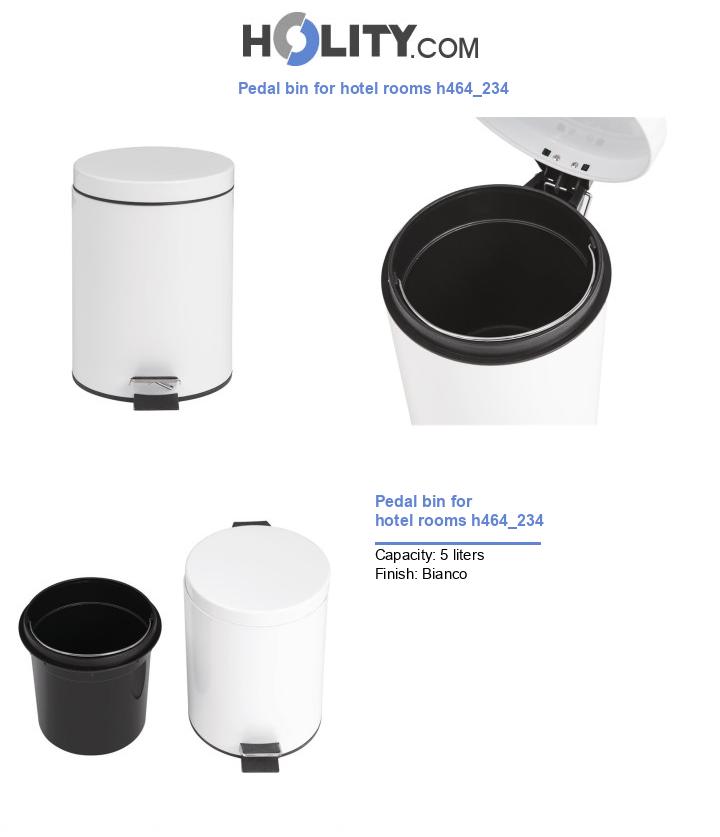 Pedal bin for hotel rooms h464_234