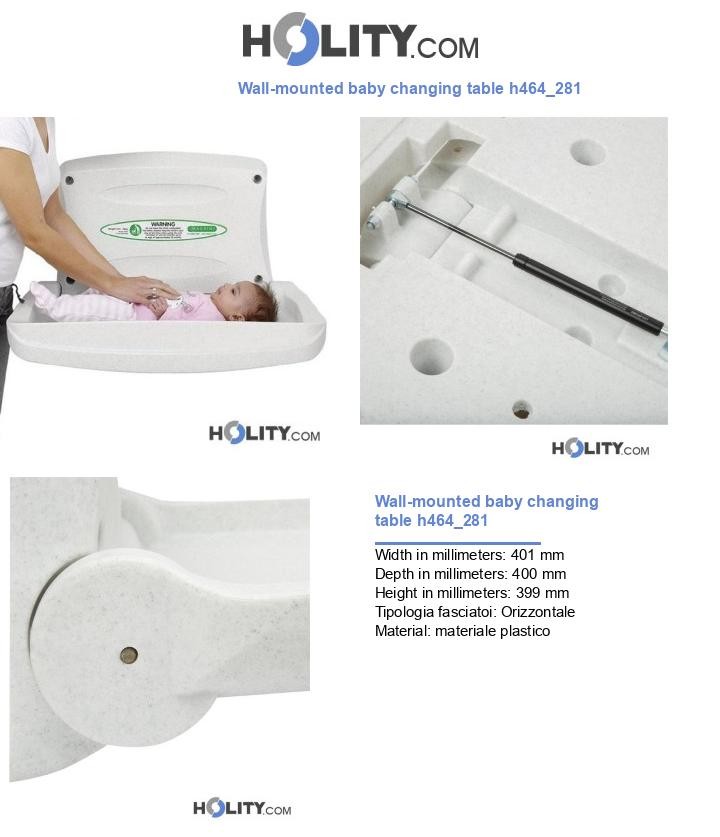 Wall-mounted baby changing table h464_281