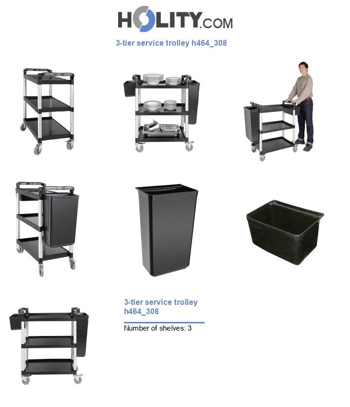 3-tier service trolley h464_308