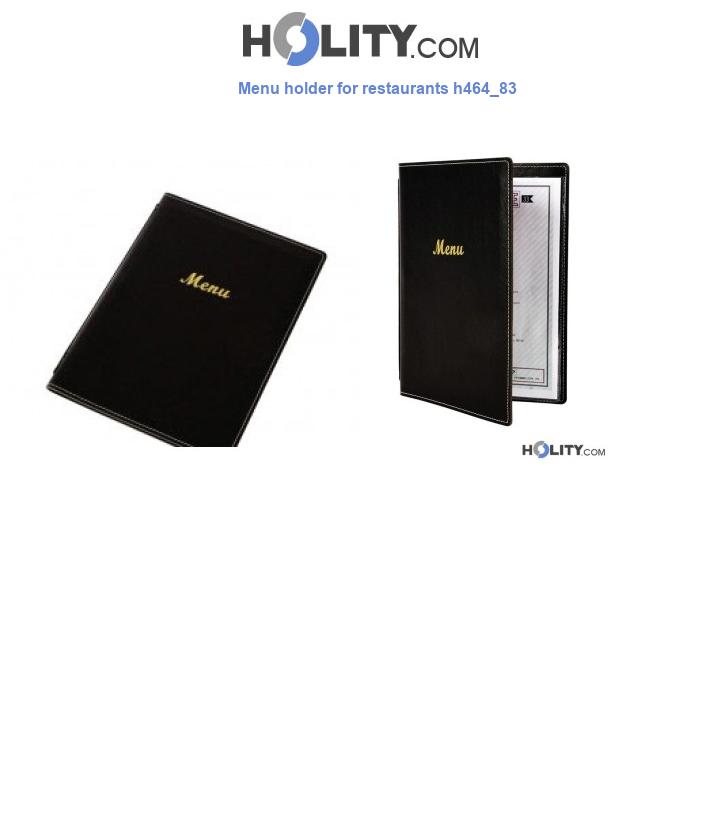 Menu holder for restaurants h464_83