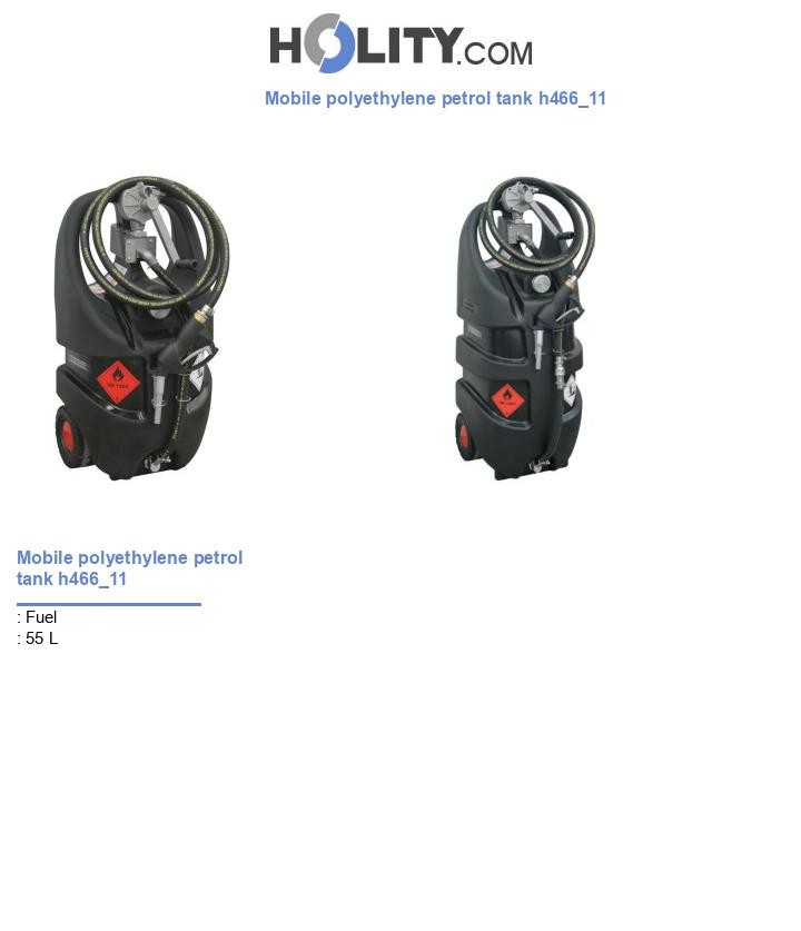 Mobile polyethylene petrol tank h466_11