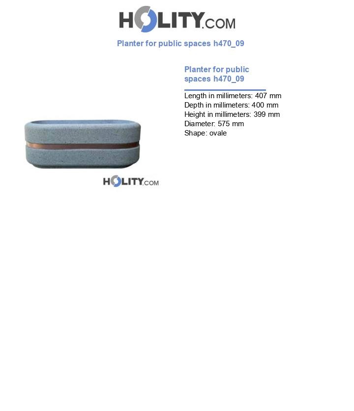 Planter for public spaces h470_09
