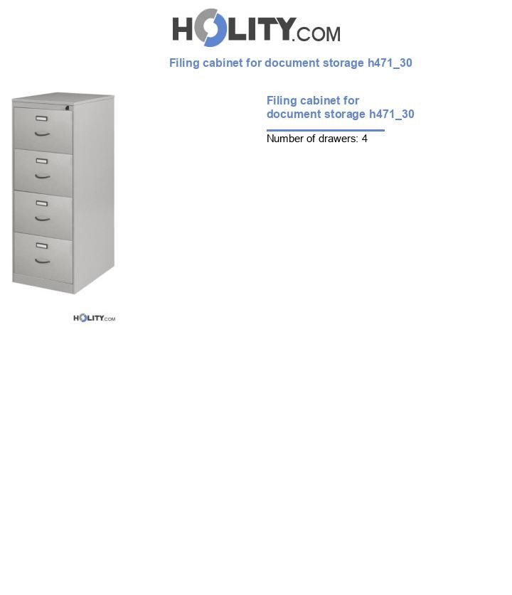 Filing cabinet for document storage h471_30