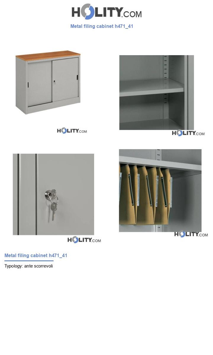 Metal filing cabinet h471_41
