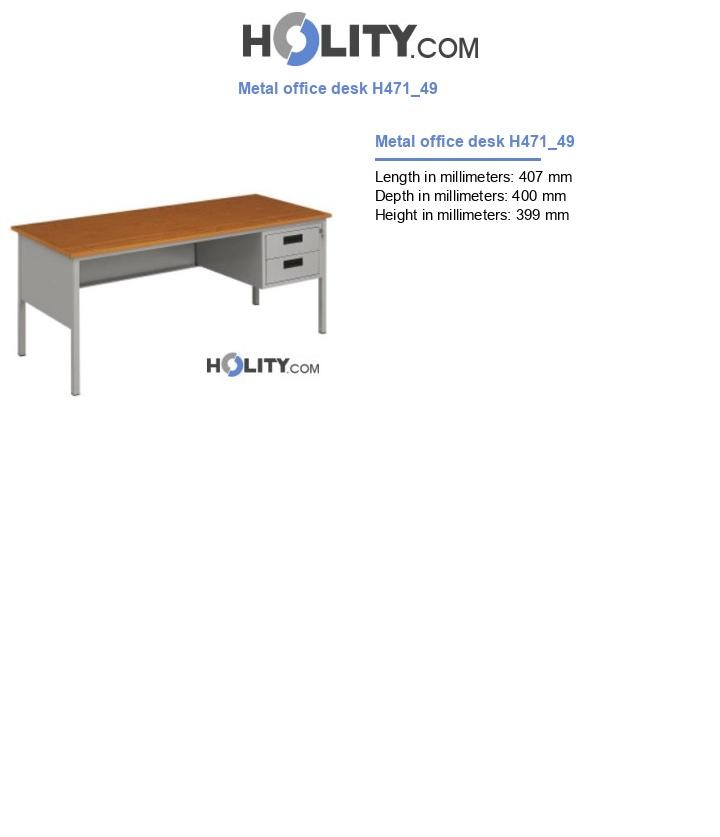 Metal office desk H471_49
