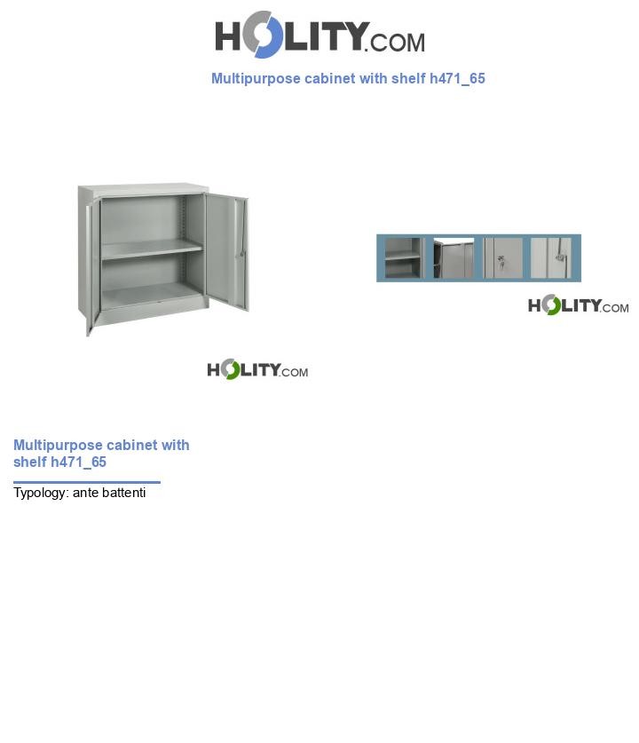 Multipurpose cabinet with shelf h471_65