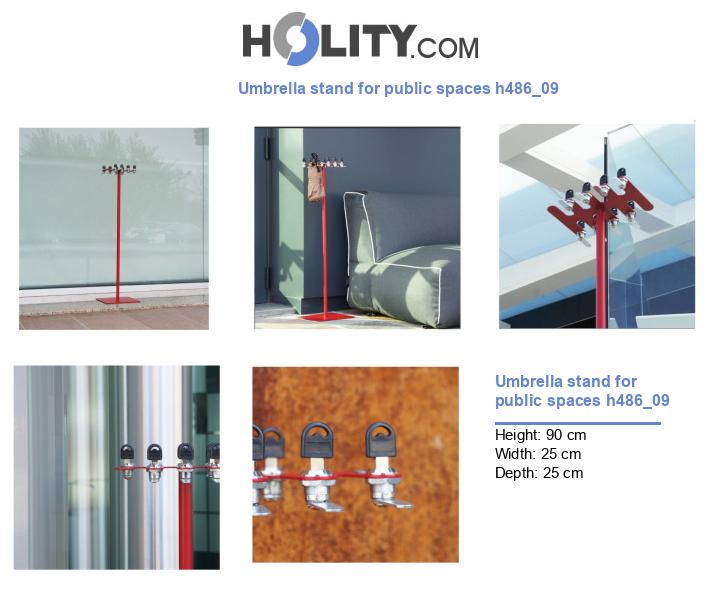 Umbrella stand for public spaces h486_09