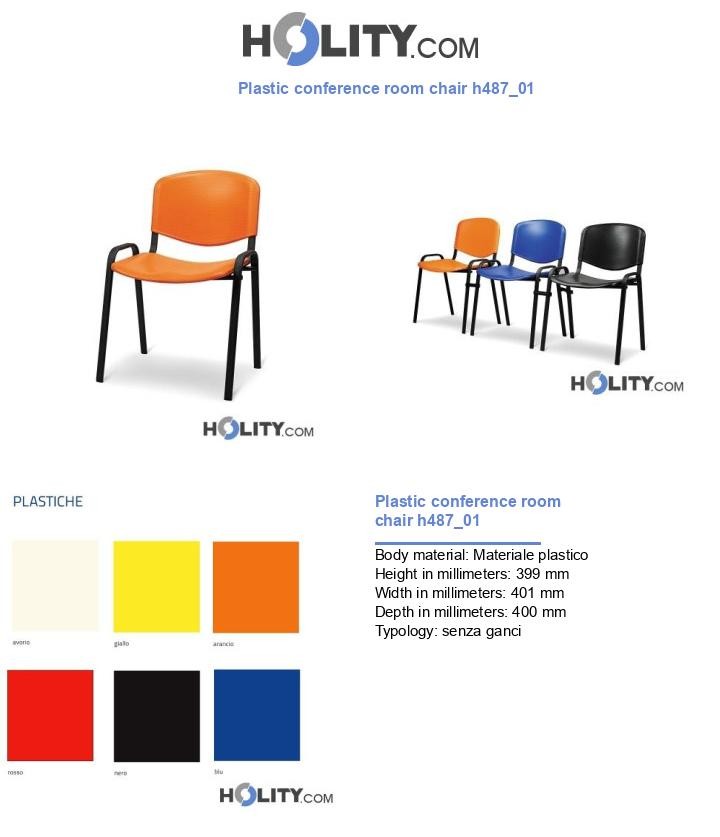 Plastic conference room chair h487_01