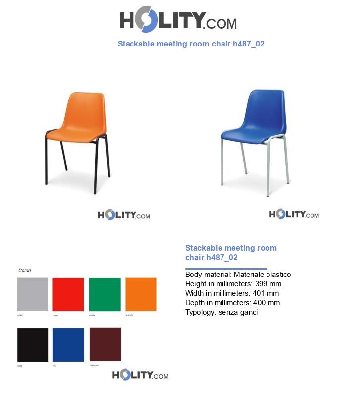 Stackable meeting room chair h487_02