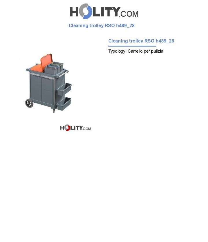 Cleaning trolley RSO h489_28