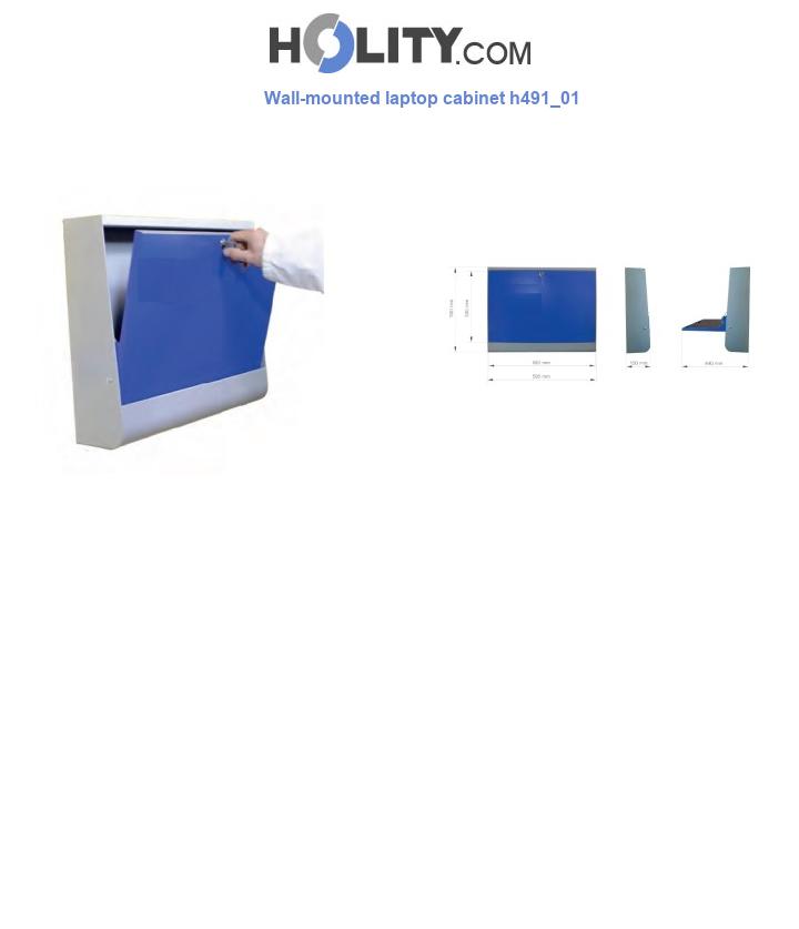Wall-mounted laptop cabinet h491_01