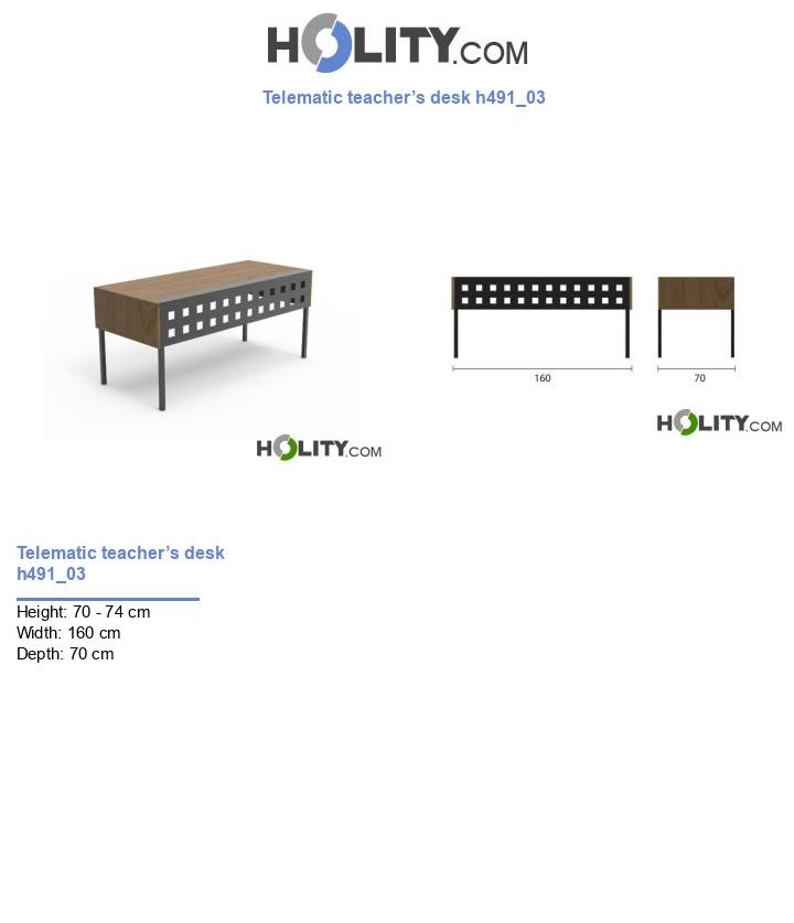 Telematic teacher’s desk h491_03