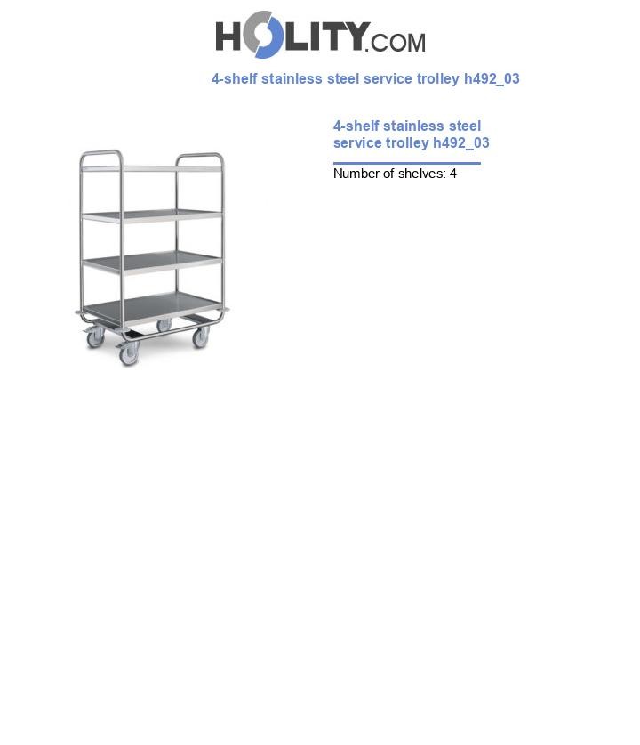4-shelf stainless steel service trolley h492_03