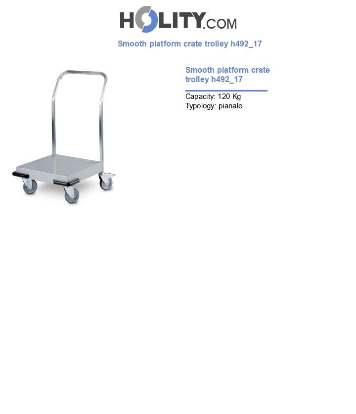 Smooth platform crate trolley h492_17