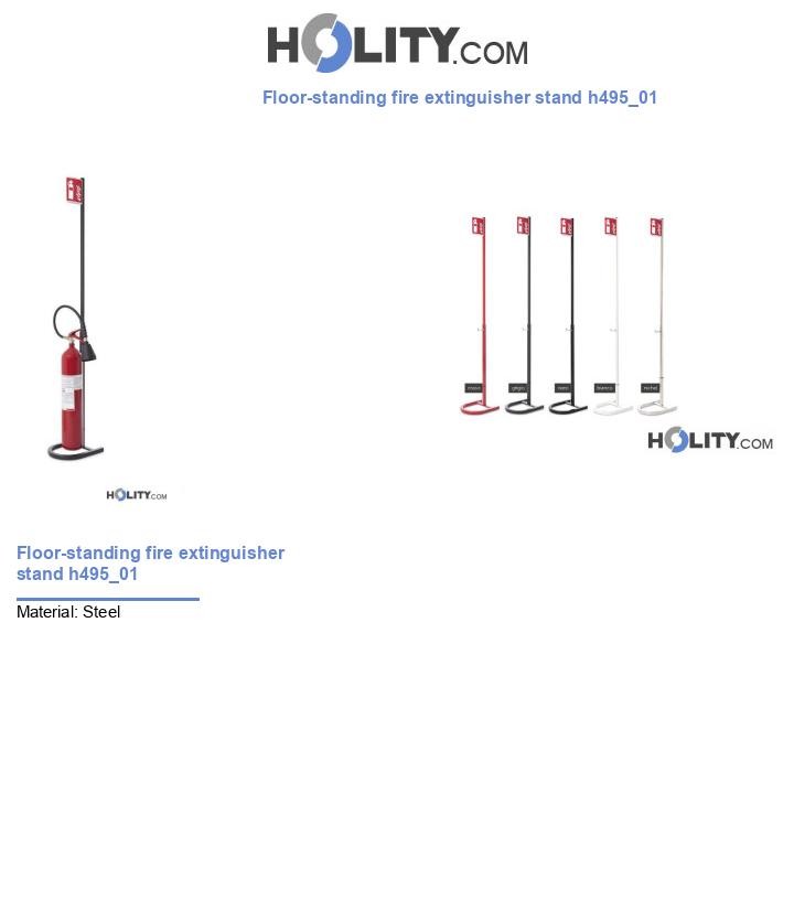 Floor-standing fire extinguisher stand h495_01