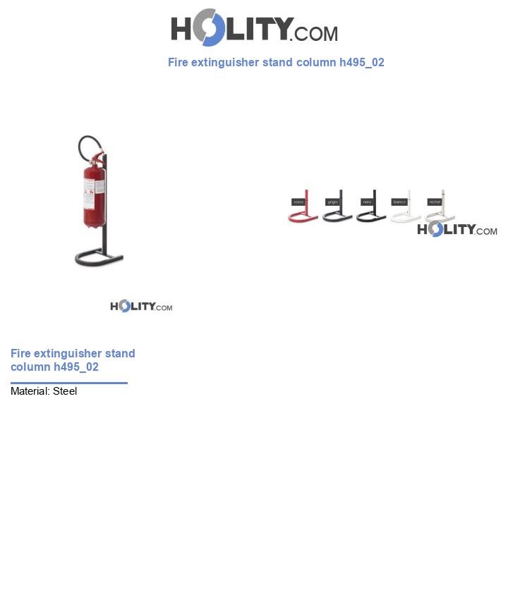 Fire extinguisher stand column h495_02