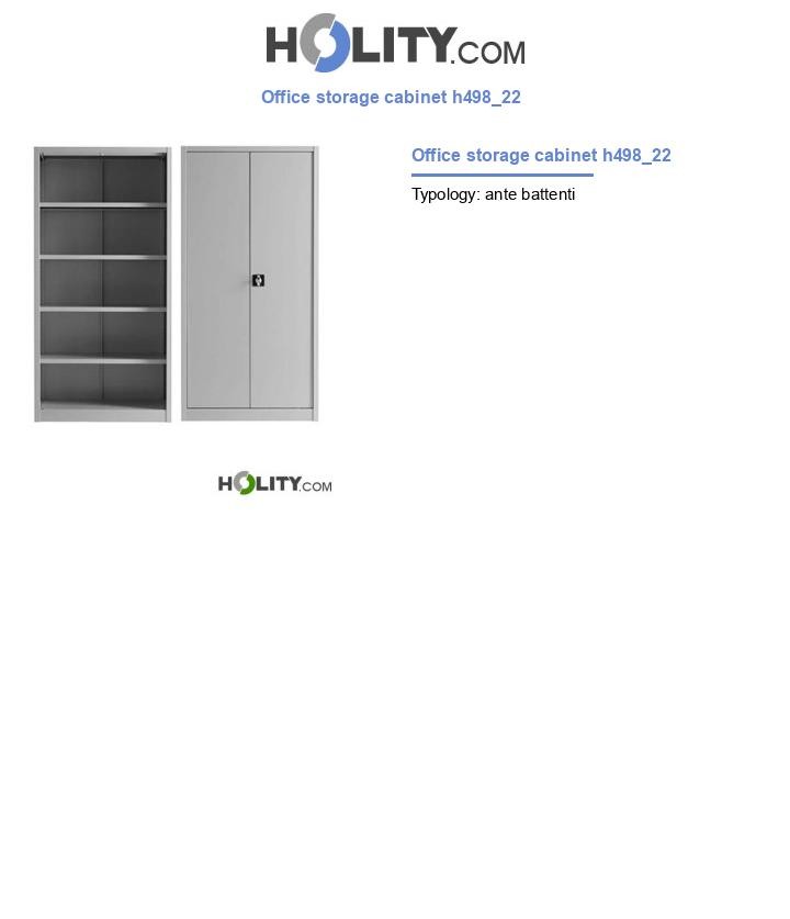 Office storage cabinet h498_22