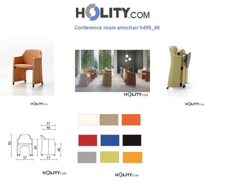 Conference room armchair h498_40