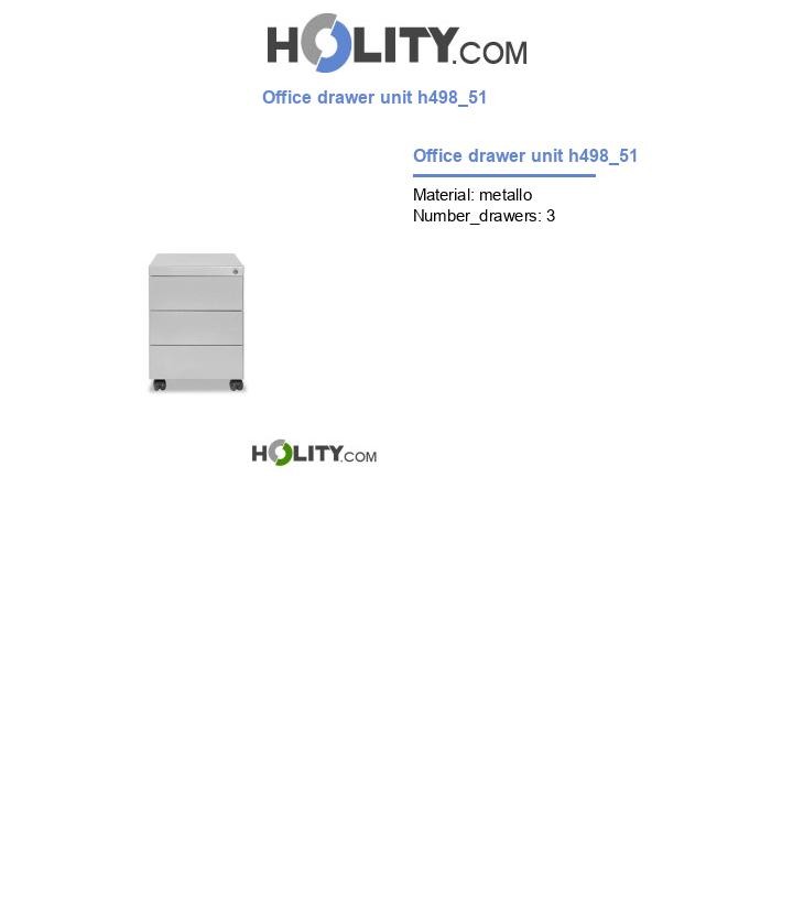 Office drawer unit h498_51
