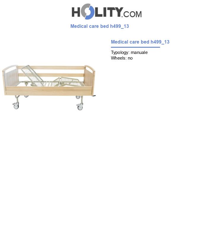 Medical care bed h499_13