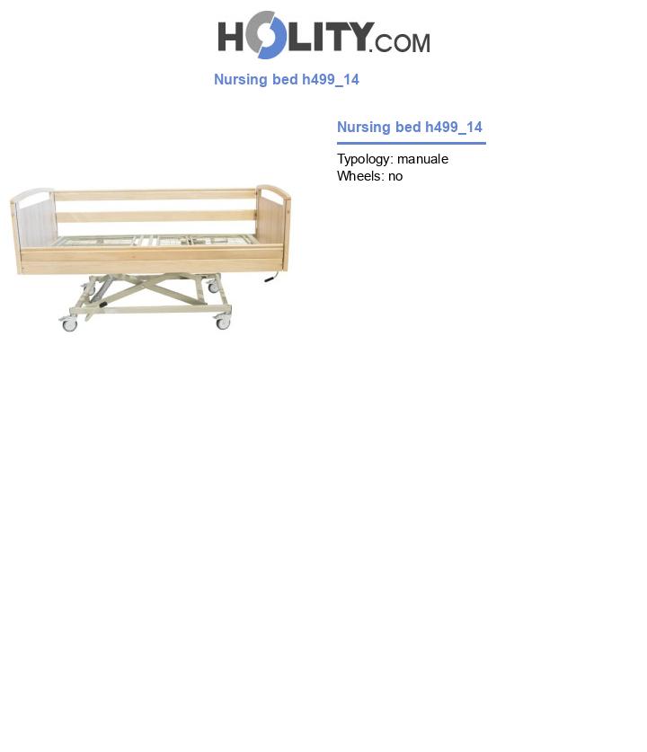 Nursing bed h499_14