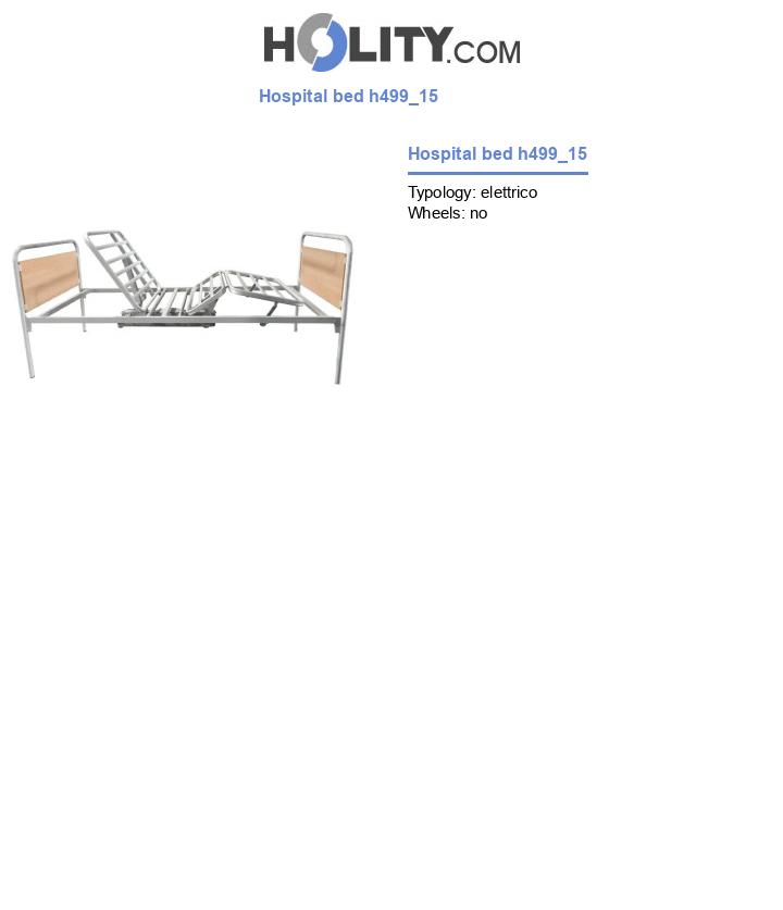 Hospital bed h499_15