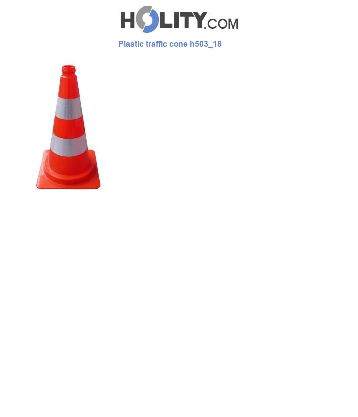 Plastic traffic cone h503_18
