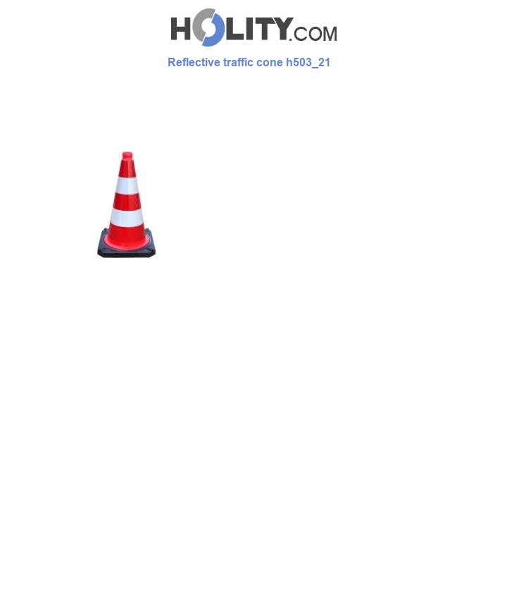 Reflective traffic cone h503_21