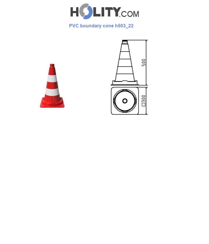 PVC boundary cone h503_22