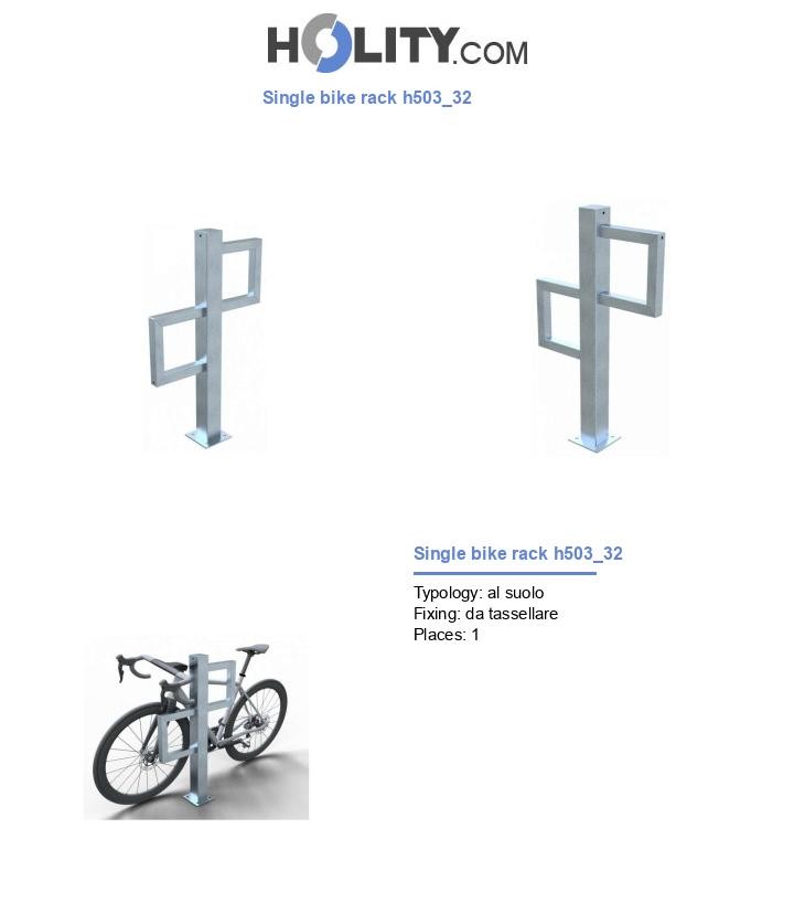 Single bike rack h503_32