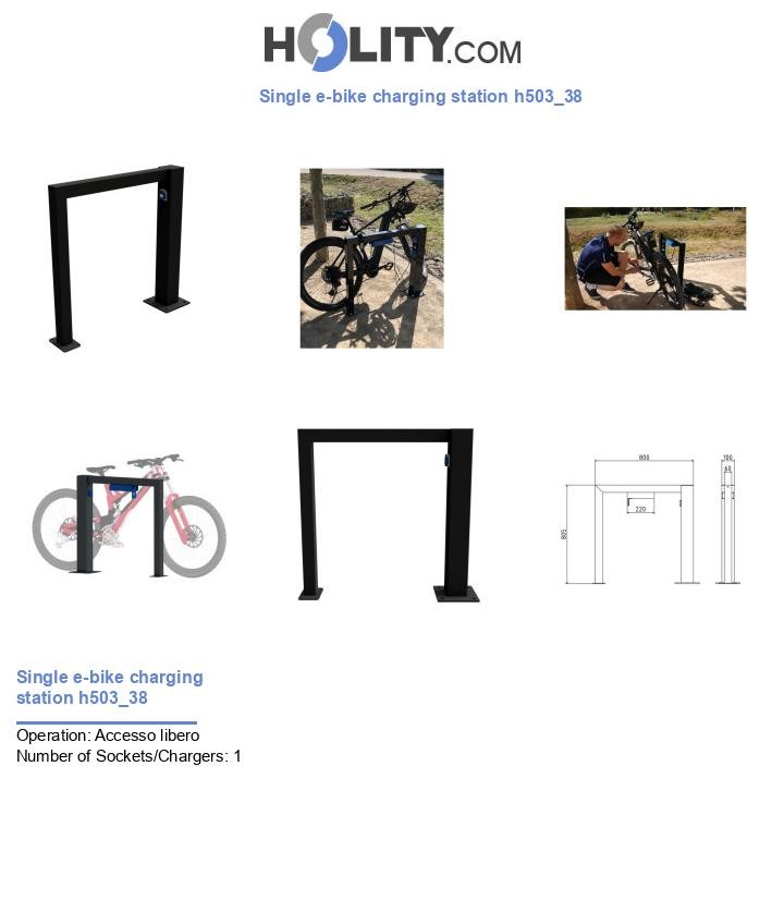 Single e-bike charging station h503_38