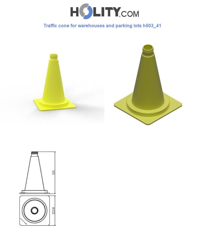 Traffic cone for warehouses and parking lots h503_41