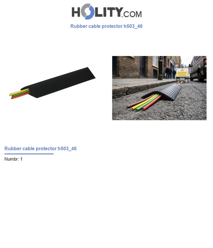 Rubber cable protector h503_46