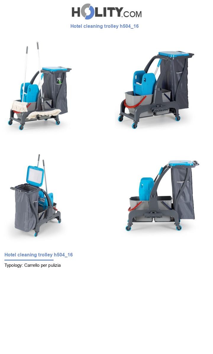 Hotel cleaning trolley h504_16