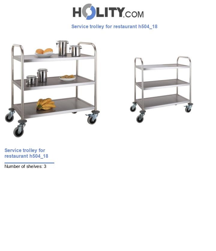 Service trolley for restaurant h504_18