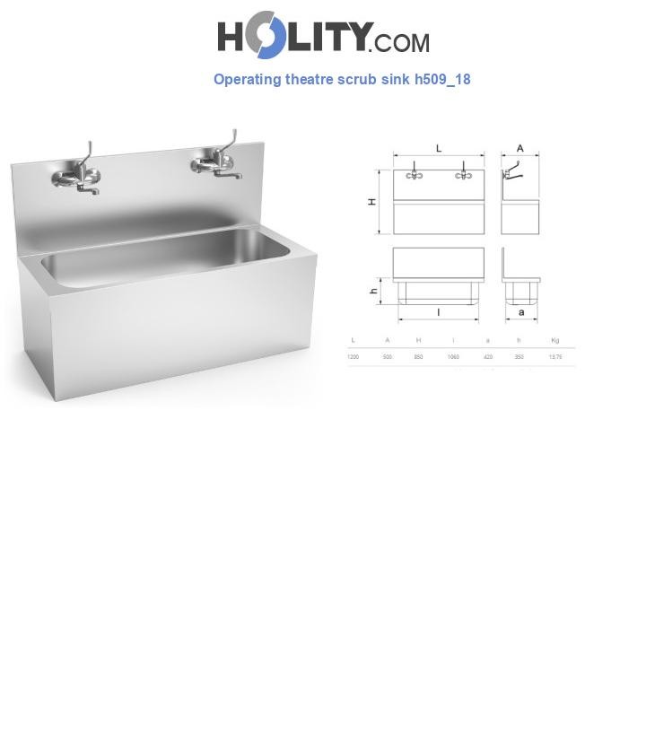 Operating theatre scrub sink h509_18